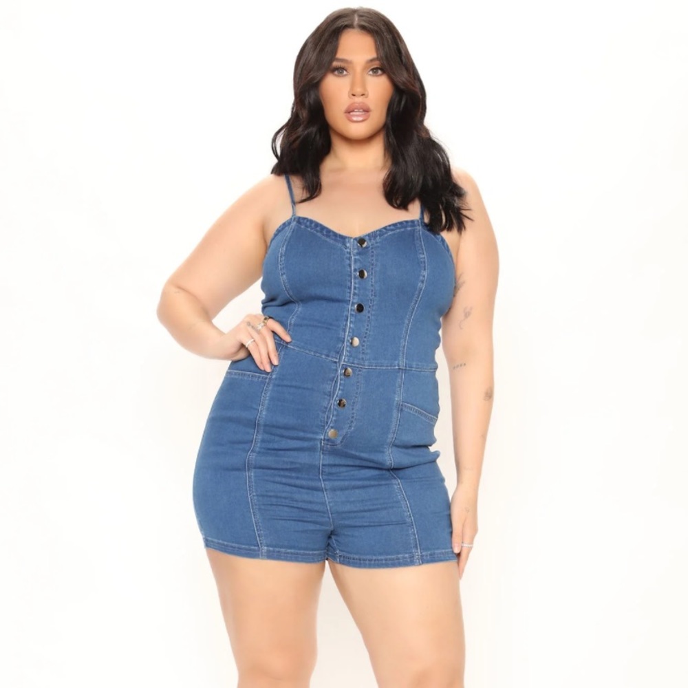 Fashion Nova “Got You Jealous” Romper 💕